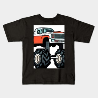 Monster Truck Painting Kids T-Shirt